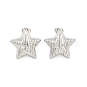 Серьги-гвоздики из нержавеющей стали марки 304 EJEW-L290-013P