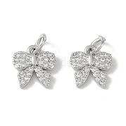 Латунные микропаве прозрачные подвески с фианитом KK-S367-12B