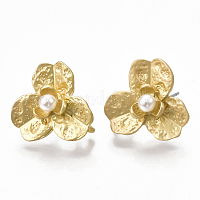 Серьги-гвоздики с гладкой поверхностью&nbsp;X-PALLOY-T064-27MG