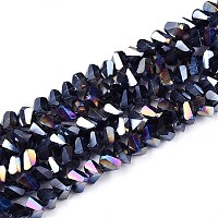 Гальванизируйте прозрачное стекло бисер нитей&nbsp;GLAA-N021-4mm-30