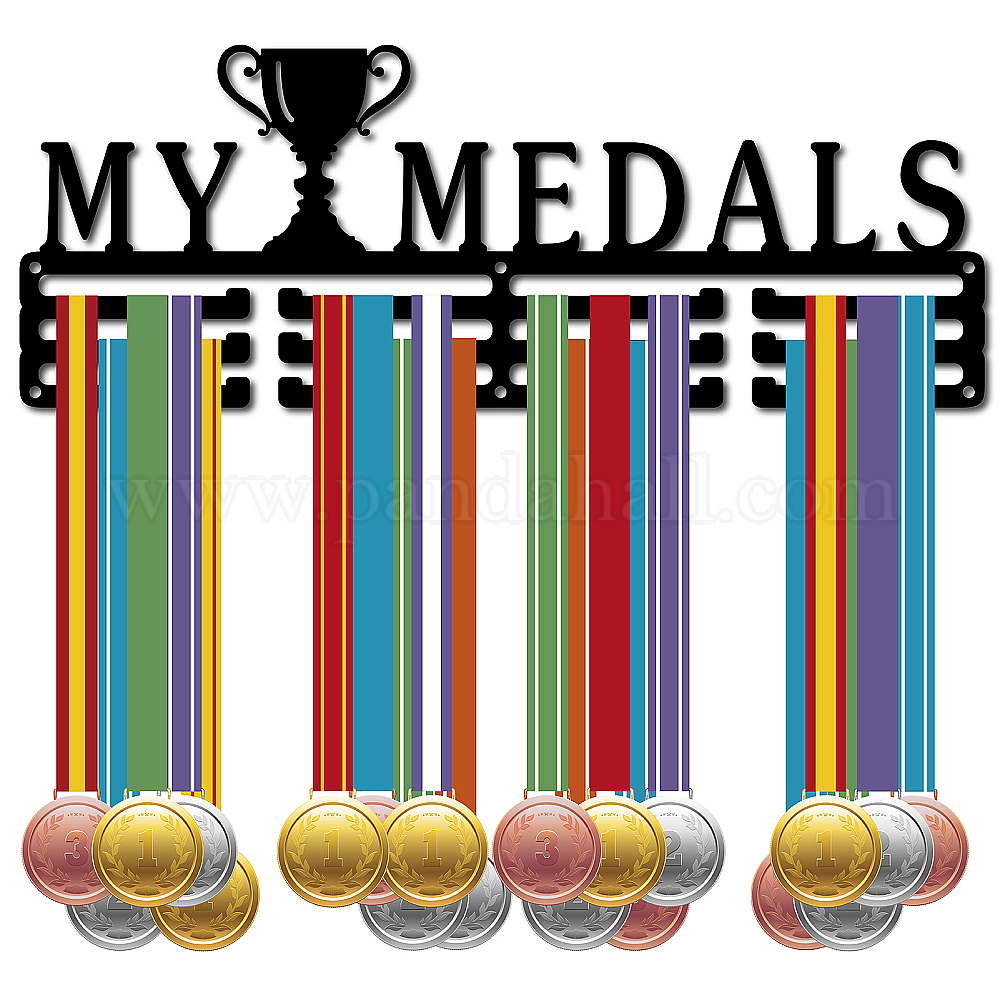 Wholesale Creatcabin My Medals Medal Hanger Display Medal Holder Sport Rack Award Metal Lanyard