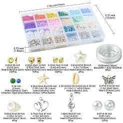 Наборы ювелирных украшений из стекла и бисера «сделай сам»&nbsp;DIY-FS0006-90