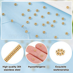 Распорные бусины из нержавеющей стали 304&nbsp;STAS-HY0001-48G