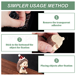 60 шт прозрачные акриловые двухсторонние клейкие наклейки&nbsp;LS-FIND-WH0290-41A