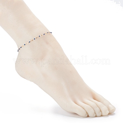 Cavigliere a catena con maglie in acciaio inossidabile 304 placcate sotto vuoto in PVD&nbsp;AJEW-AN00435