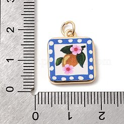 Латунные подвески с принтом&nbsp;LS-KK-H253-05A-G02