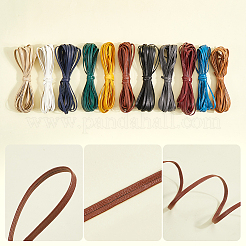 Cordon plat pliable en cuir PU de 5 m&nbsp;OCOR-WH20012-14A-06