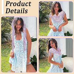 Stoff-Polyester-Stirnbänder für Frauen&nbsp;OHAR-WH20012-01A-04