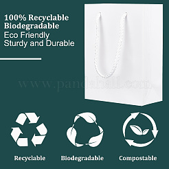 Подарочные пакеты из утолщенной бумаги прямоугольной формы&nbsp;LS-ABAG-WH0039-22A