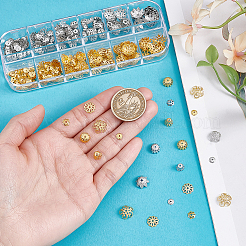 370шт. 12 набора железных бусин&nbsp;IFIN-ME0001-01