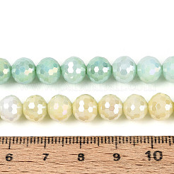 Антикоррозийные гальванические стеклянные бусины&nbsp;GLAA-N056-8mm-06