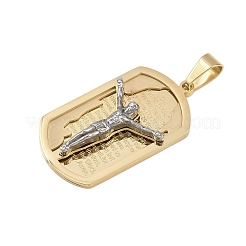 Подвески из нержавеющей стали 304 с темой Иисуса&nbsp;STAS-D387-01B-PG