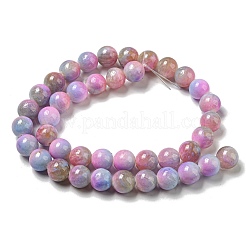 Chapelets de perles en jade blanc naturel teinté&nbsp;G-F764-03E