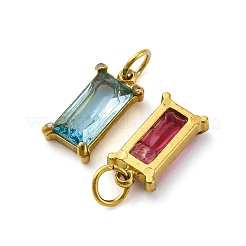 Подвески из нержавеющей стали 304 со стразами&nbsp;STAS-E550-43G