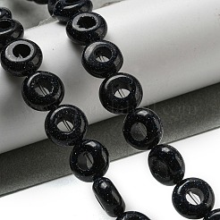 Sintetici blu Goldstone fili di perline&nbsp;G-P536-A18-01