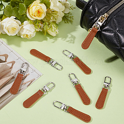 8 Stück Reißverschlussanhänger aus PU-Leder für Handtaschen&nbsp;FIND-CL0002-09A