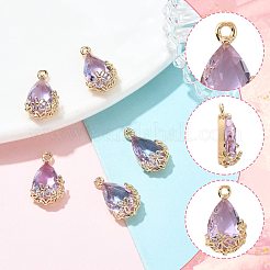 Pendentifs en verre transparent&nbsp;GLAA-FZ0001-02I
