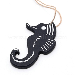 Мдф доска подвесные украшения&nbsp;HJEW-WH0014-20C