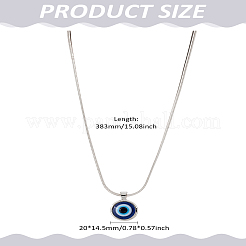 1 pz ciondolo in resina con malocchio blu&nbsp;NJEW-LP0003-25P