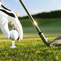 5 support de tees de golf en caoutchouc&nbsp;DIY-GF0012-94