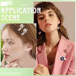 30 шт. железная рамка для броши с кабошоном&nbsp;IFIN-SC0001-99