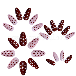 1 busta di unghie finte a pois in plastica&nbsp;MRMJ-CP0001-65A