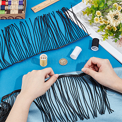 1 ярд пластиковой ленты с кисточками и бусинами&nbsp;DIY-OC0013-14A