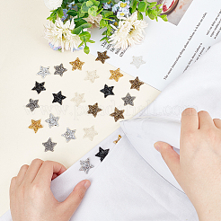 36 шт. 6 стиля звездочки блестящие стразы горячей фиксации&nbsp;FIND-GA0003-05