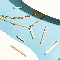 30 шт. 3 подвески из латуни в стиле бар&nbsp;KK-BBC0001-45