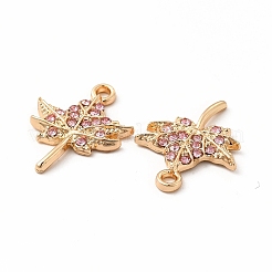 Подвески со стразами из экологически чистого сплава&nbsp;FIND-A025-14G-03