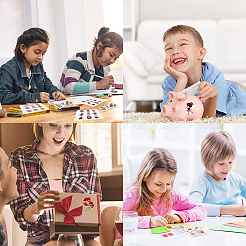 DIY Diamant Malerei Aufkleber Kits für Kinder&nbsp;DIY-SC0011-46