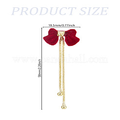 1 paire de boucles d'oreilles à tige en alliage&nbsp;EJEW-LP0007-077A