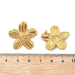 Серьги-гвоздики из нержавеющей стали 304 EJEW-D319-06G