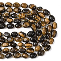 Природных тигровый глаз бисер нитей&nbsp;G-G453-D05-01