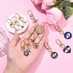 Подвесные украшения из эмали из сплава 10 шт.&nbsp;HJEW-YW00153