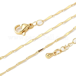 Messing-Gliederketten für Damen&nbsp;NJEW-D302-35G