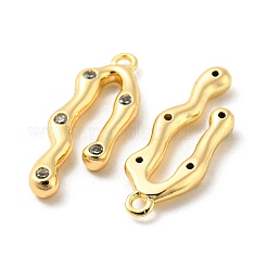 Colgante micropavé cubic zirconia de latón&nbsp;KK-Q809-17G