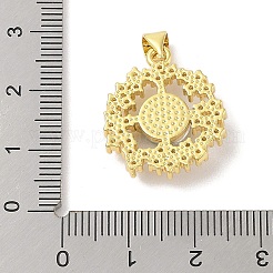 Покрытие стойки латунные подвески с эмалью кубического циркония&nbsp;KK-S380-11G