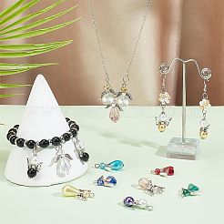 60 шт. 5 подвески из гальванического стекла&nbsp;FIND-CA0004-19