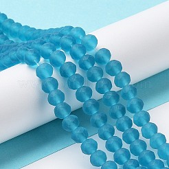 Chapelets de perles en verre transparente  &nbsp;EGLA-A034-T8mm-MD27