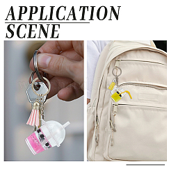 Наборы для самостоятельного изготовления брелока-подвески с жемчугом и молочным чаем&nbsp;DIY-OC0014-18