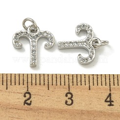 Gestell Messing micro ebnen Zirkonia Anhänger&nbsp;KK-K386-02G-P