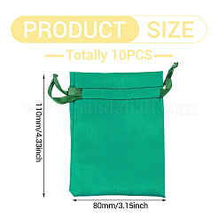 10 sac cadeau porte-bonheur en brocart avec cordon de serrage&nbsp;PAAG-TADJ0001-01D