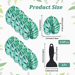 10 Stück rutschfeste PVC-Badewannenaufkleber&nbsp;DIY-SP0006-66