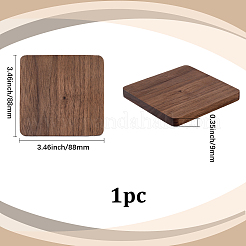 1 sottobicchiere in legno di noce nero&nbsp;WOOD-DJ0001-21