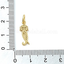 Ottone micro spianare pendenti zirconi&nbsp;KK-M273-01G-L