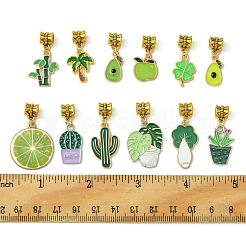 Подвески с эмалью из сплава на тему растений&nbsp;PALLOY-FS00008