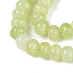 Выпечки нарисованные потрескивание стеклянные бусины пряди&nbsp;DGLA-N020-01A-01