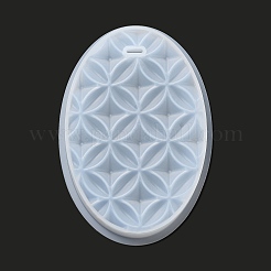 Силиконовые Молды для кулона с тиснением в виде цветка своими руками&nbsp;DIY-G079-01G