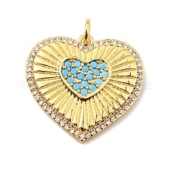 Латунные микро проложить кубического циркония подвески KK-E015-18G